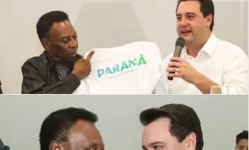 Ratinho Junior lamenta morte de Pelé e agradece: 'Obrigado Pelé, por tudo oque vc fez pelo Brasil' 