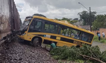 Prefeitura de Jandaia do Sul pediu redução de velocidade de trens em trecho de acidente entre ônibus da Apae há 10 meses