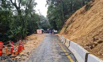 Estrada da Graciosa é liberada após mais de 24h de interdição; tráfego ocorre em pare-e-siga