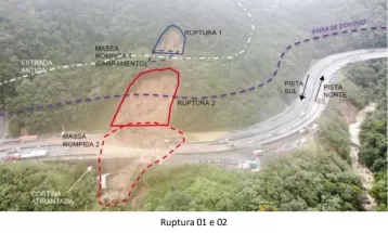 Concessionária pede autorização da ANTT para realizar obras que podem evitar novos deslizamentos na BR-376; custo seria aplicado em reajuste da tarifa, diz diretor