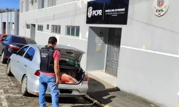 Homem é preso em flagrante furtando mais de 165 quilos de carne, em Jaguariaíva