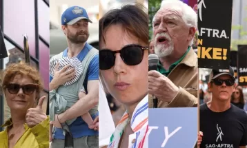 Greve em Hollywood: Atores famosos participam de protestos; veja fotos