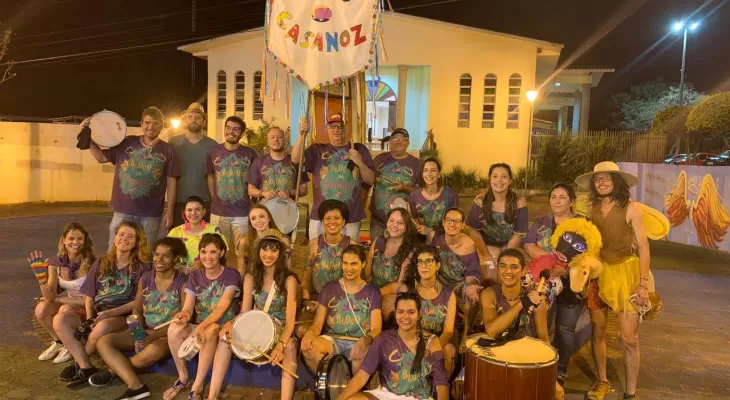 Bloco Casanóz oferecerá oficinas gratuitas de percussão em Cascavel