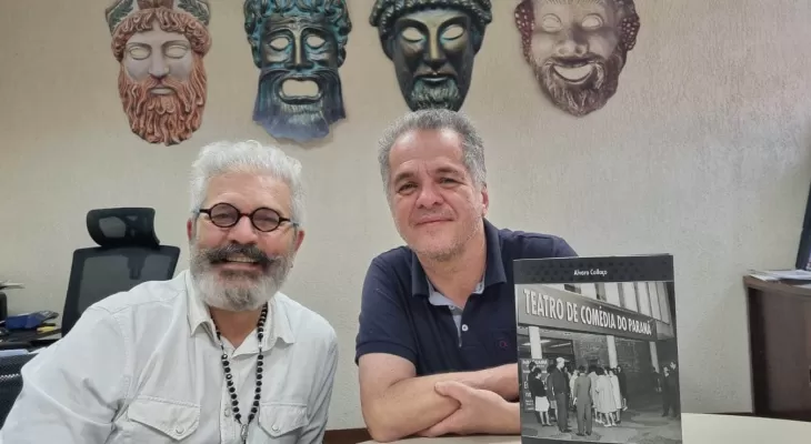 60 anos: livro que traz história e legado do Teatro de Comédia do Paraná será lançado na segunda