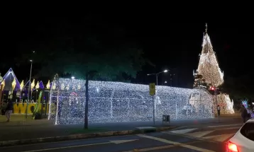 Cascavel ganha túnel de luz e mostra em celebração aos seus 73 anos