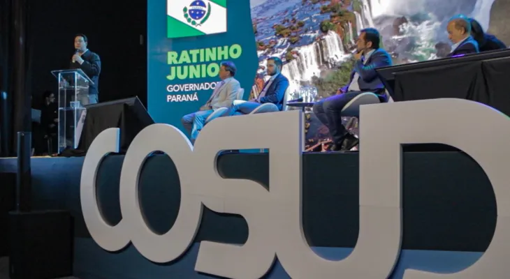 Governador anuncia no Cosud criação de um banco de fomento para estados do Sul e Sudeste