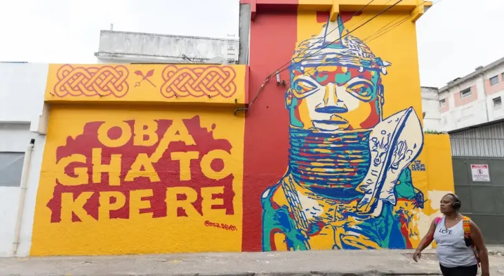 Comunidade no centro do Rio recebe festival de arte urbana