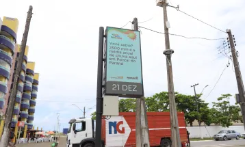 Simepar disponibiliza informações meteorológicas em painéis digitais no Litoral