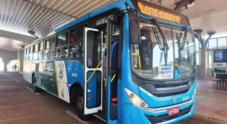 Começa a valer no domingo a tarifa gratuita aos domingos em Cascavel