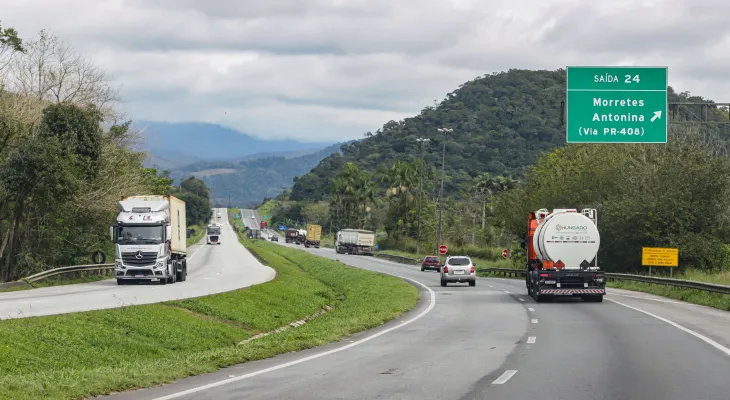 Financiamento garante duplicação e ampliação da BR-277 na Serra do Mar