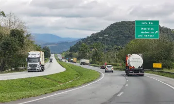 Financiamento garante duplicação e ampliação da BR-277 na Serra do Mar