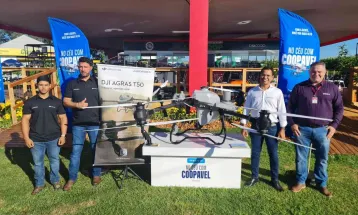 Coopavel e Agridrones unem forças para sortear drone pulverizador de alta tecnologia