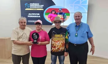 Destaques da avicultura são premiados no Show Rural