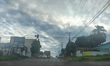 Cascavel terá calor e chance de chuva nesta quinta-feira