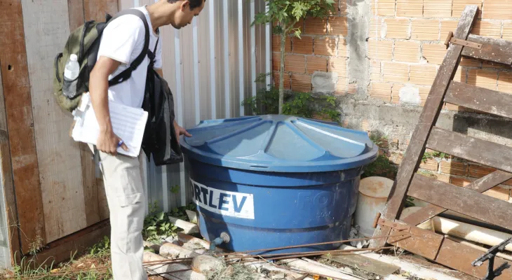 Saúde vistoria 5 mil casas para mapear infestação do Aedes aegypti em Cascavel