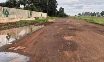 Esburacada, marginal da BR-277 receberá repavimentação próximo ao aeroporto