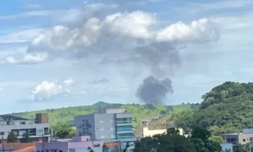 Helicóptero cai em área de mata de Nova Laranjeiras