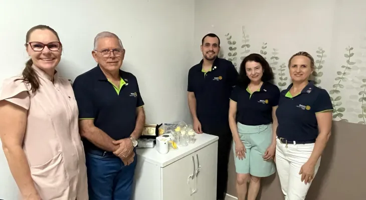 Rotary entrega reforma de salas de amamentação para Banco de Leite do Hospital Universitário