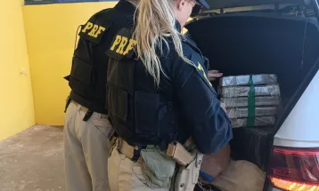 Mulher é presa em Cantaduvas com 165 quilos de maconha