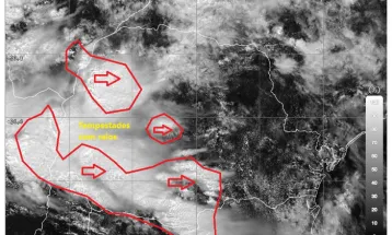 Frente fria traz chuva e risco de temporal no Paraná e Santa Catarina