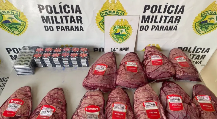 Trio é preso após furtar picanha, anil e cílios em Medianeira