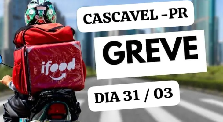 Entregadores de aplicativo de Cascavel aderem a paralisação nacional por melhores condições de trabalho