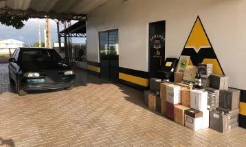 Polícia Militar Rodoviária apreende 380 garrafas de vinho na PR-486
