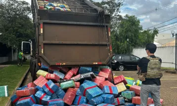 Força integrada apreende 7 toneladas de maconha