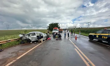 Menino de 12 anos morre em grave acidente na  BR-369
