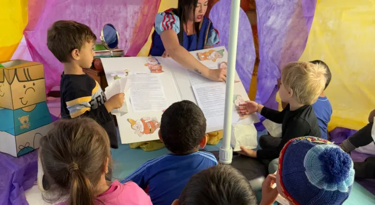 Escola Dom Bosco promove “Tendas Literárias” e celebra o Dia Mundial do Livro com atividades interativas