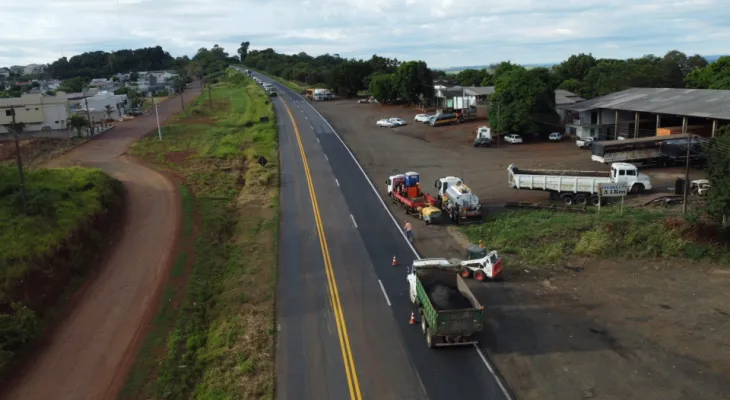 EPR Iguaçu executa obras em trechos de rodovias no Sudoeste