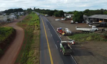 EPR Iguaçu executa obras em trechos de rodovias no Sudoeste