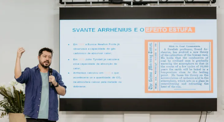 Seminários com Atila Iamarino despertam interesse do público para as mudanças climáticas