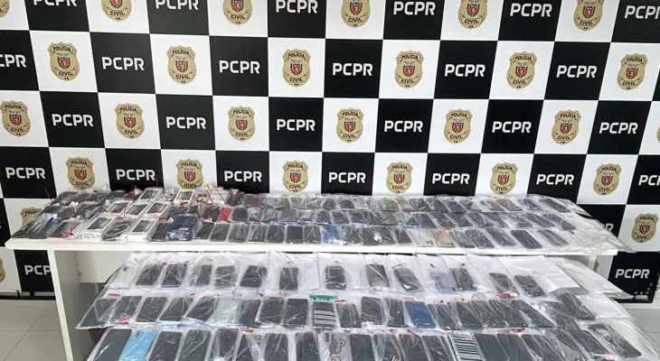 Em iniciativa inédita, PCPR devolverá 160 celulares recuperados em Cascavel