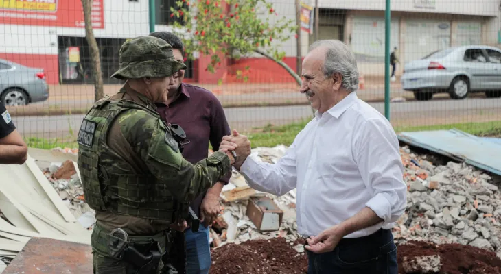 Nova sede do Batalhão de Polícia de Fronteira começa a ganhar forma em Cascavel