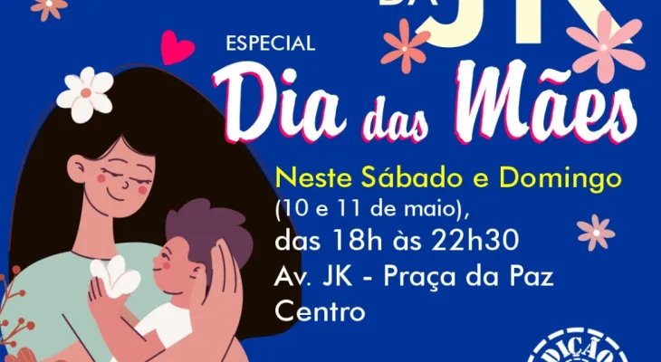 Fim de semana terá programação especial em homenagem às mães