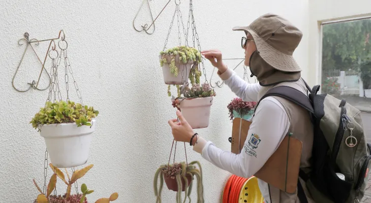 Agentes de Endemias farão vistorias em quase 5 mil imóveis para levantamento de índice de infestação do mosquito Aedes Aegypti