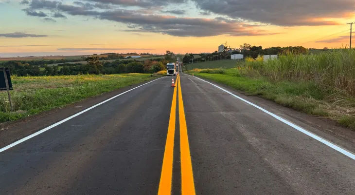 EPR Iguaçu segue com obras em trechos de rodovias no Sudoeste