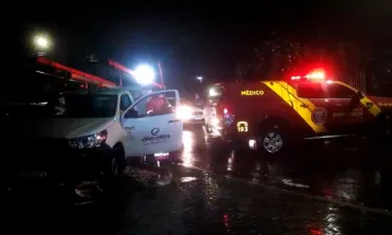 Homem morre após encostar em fio de energia durante temporal em Cascavel