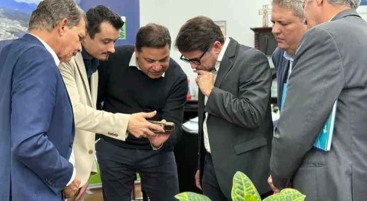 Silva e Luna e Sandro Alex alinham próximos passos para a execução do Trevo do Charrua