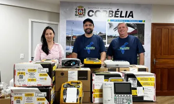 Corbélia recebe novos equipamentos para reforçar a estrutura da Saúde