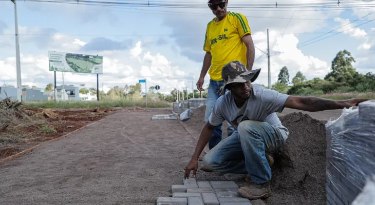 Obras de pavimentação no Lago Azul têm entrega prevista para junho