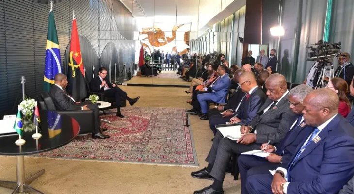 Motta recebe presidente de Angola e reafirma parceria entre os países