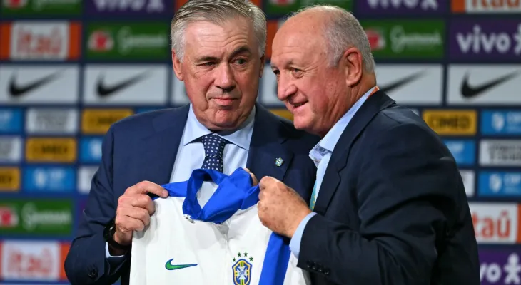 Ancelotti inicia o trabalho no comando da Seleção Brasileira