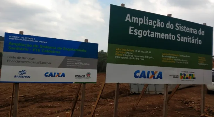 Empresa suspensa de licitar pela Sanepar acumula obras inacabadas
