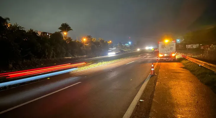 Homem morre atropelado na BR-277