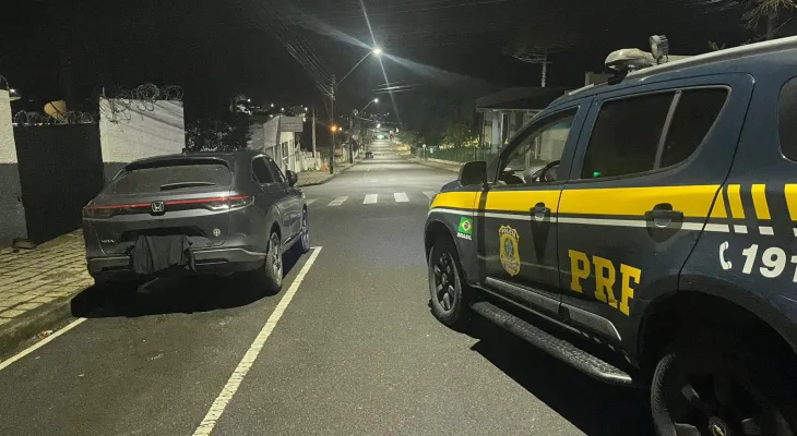 PRF prende dois homens com SUV clonada na BR-116