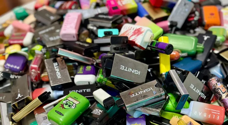 Secretaria da Educação promove ação de recolhimento e descarte de cigarros eletrônicos