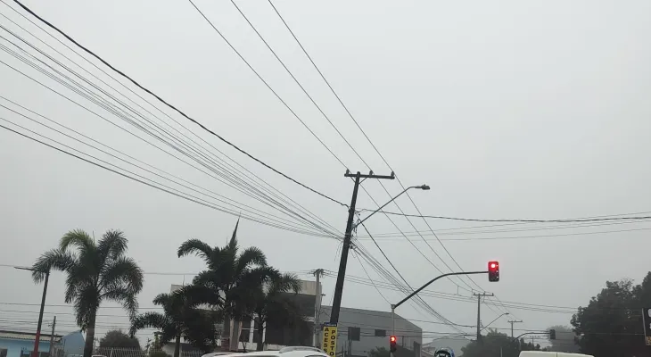 Sexta-feira em Cascavel começa com neblina e tempo instável