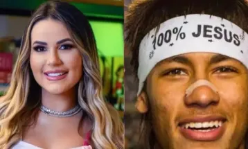 Deolane Bezerra arremata faixa '100% Jesus' de Neymar por R$ 1 milhão